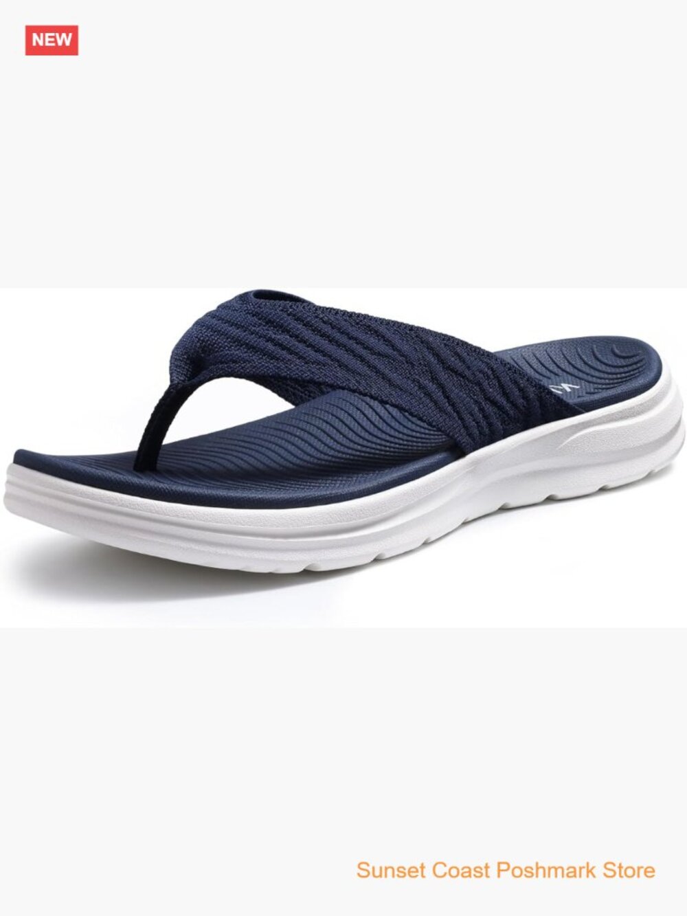 Women's Arch Support Flip Flops with Soft Cushion Comfortable Summer Beach Slip